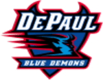 DePaul (W) football club logo
